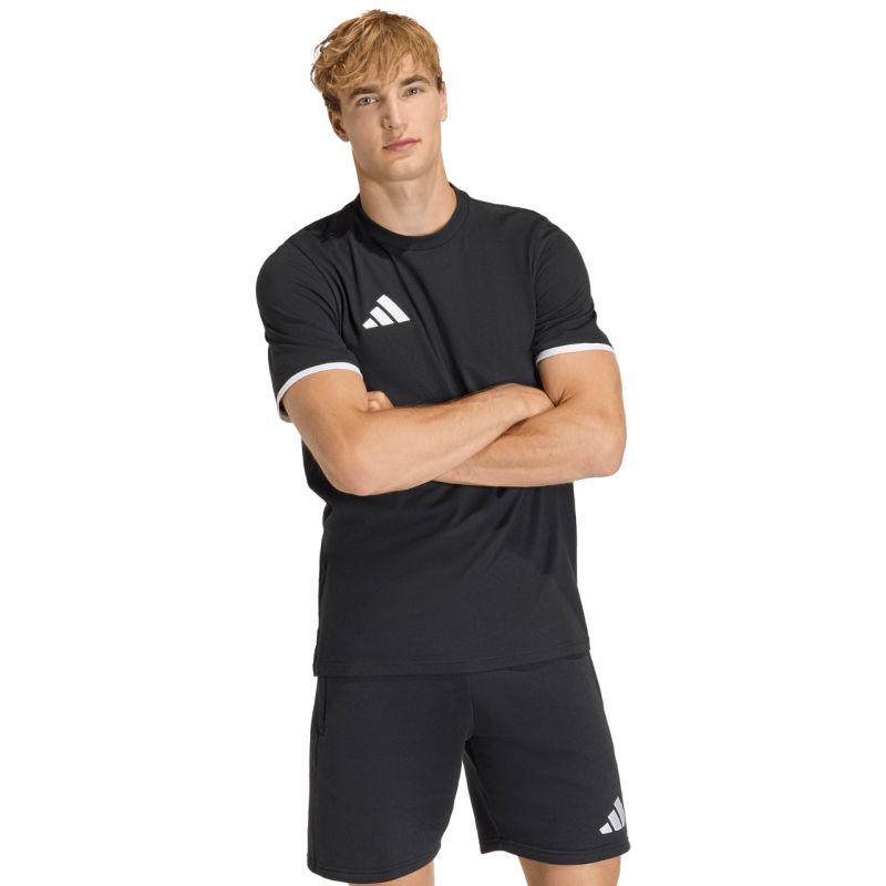 Men's adidas Entrada 26 Tee black fekete férfi póló JZ6675