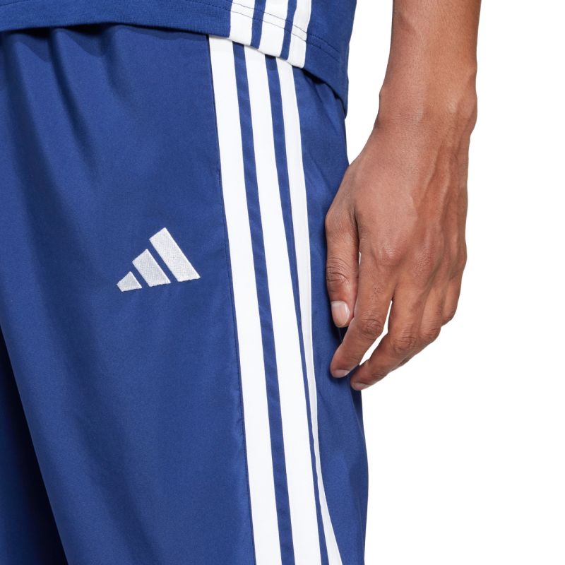 Men's adidas Essentials 3-Stripes Stanford Open Hem Blue JE6400 kék férfi nadrág