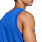 Men's adidas Essentials Small Logo Tank JE8978 kék férfi póló