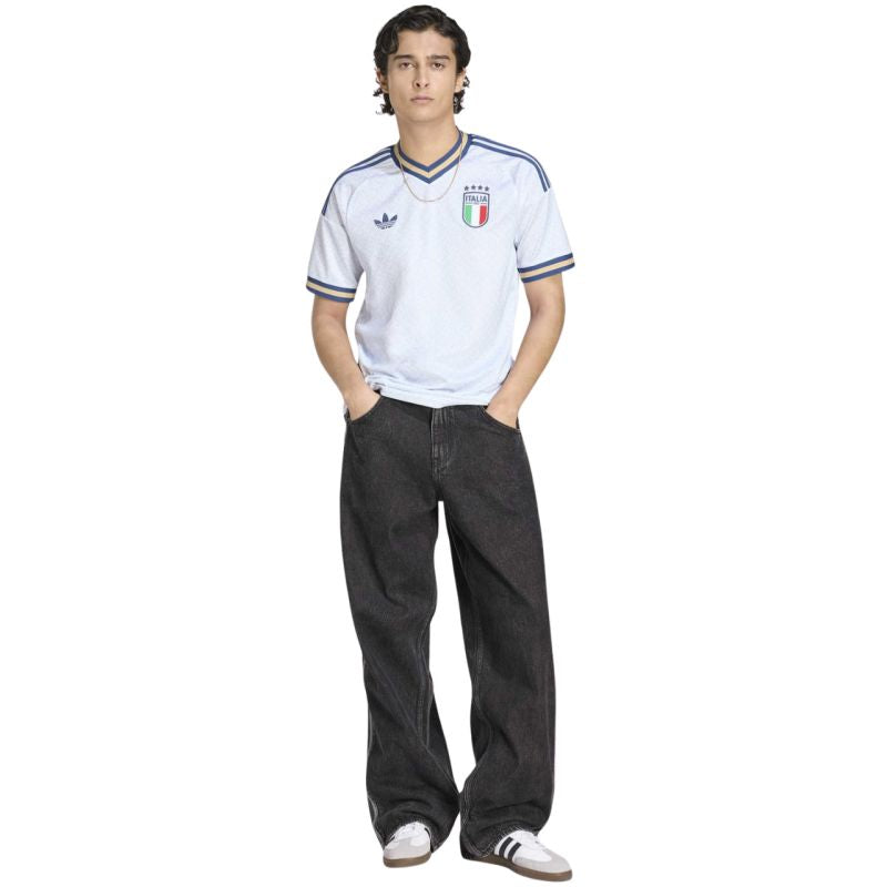 Men's adidas Italy 26 Away Jersey white and KC8704 kék férfi póló