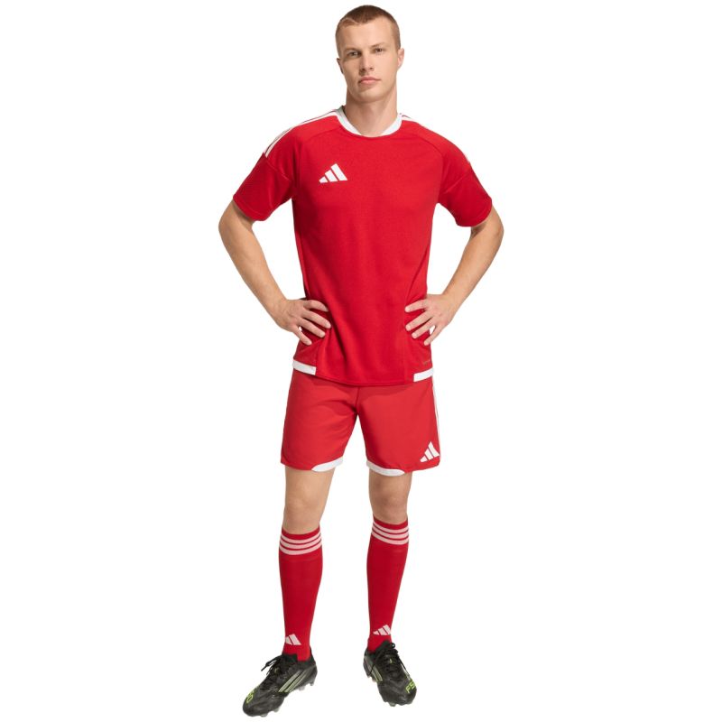 Men's adidas Tiro 26 Competition Match shorts red and fehér férfi rövidnadrág KA6179