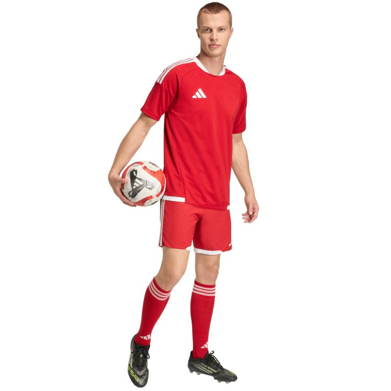 Men's adidas Tiro 26 Competition Match shorts red and fehér férfi rövidnadrág KA6179