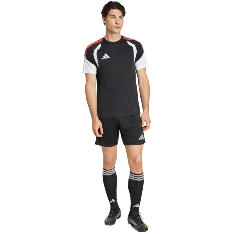 Men's adidas Tiro 26 League Jersey black, white, and piros férfi póló KB1357