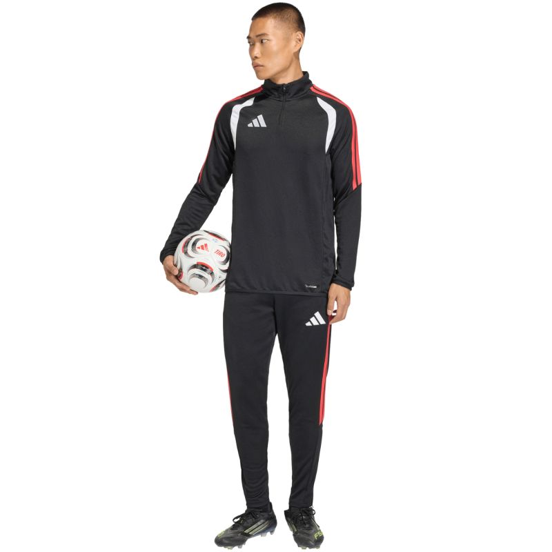 Men's adidas Tiro 26 League Training Top Black, White, and Red piros férfi pulóver JY9697