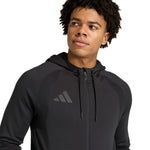 Men's adidas Tiro 26 Travel Sweat Hoodie Black fekete férfi kapucnis pulóver KF6075