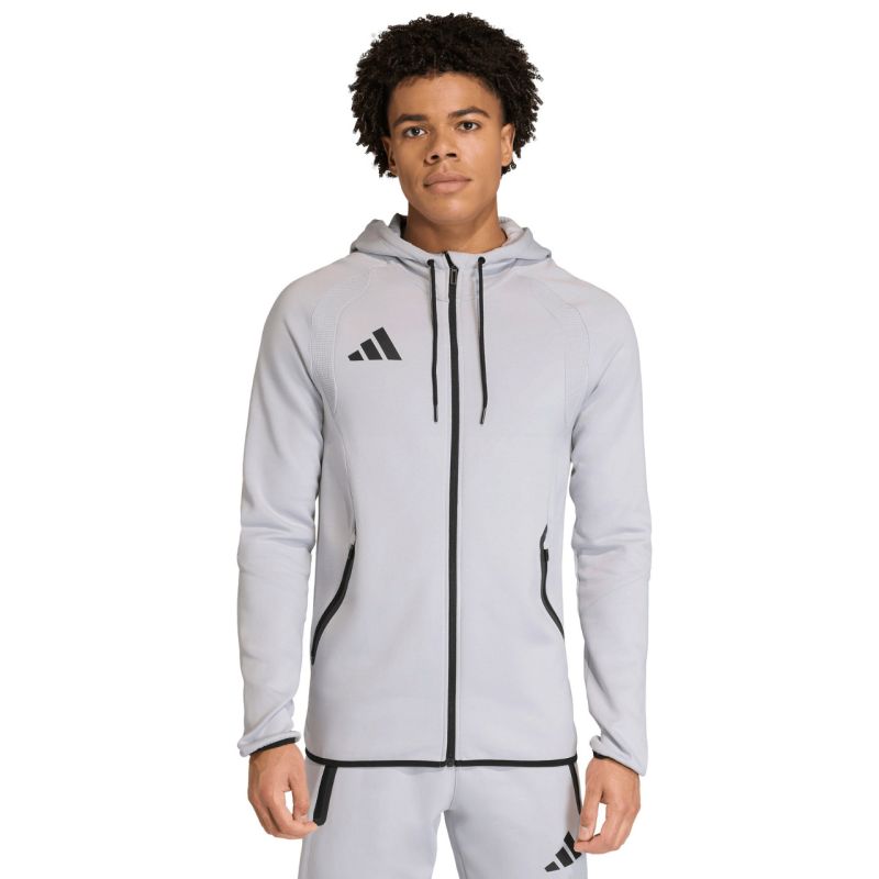 Men's adidas Tiro 26 Travel Sweat Hoodie gray KF6077 szürke férfi kapucnis pulóver