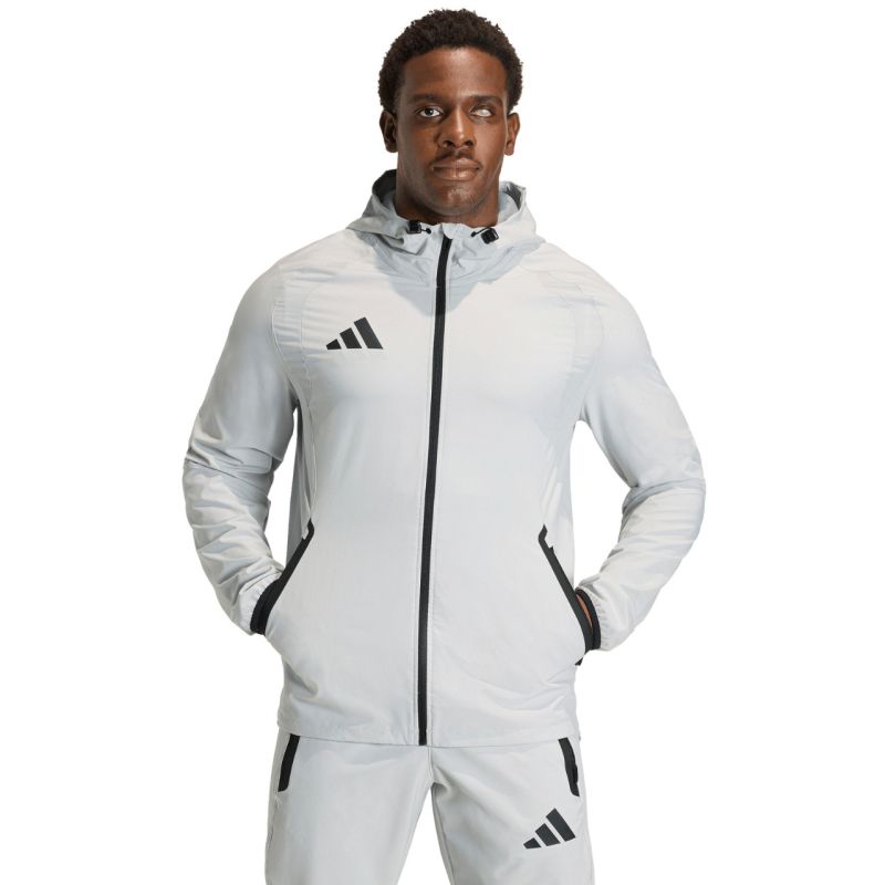 Men's adidas Tiro 26 Travel Windbreaker Light szürke férfi kabát KD3336