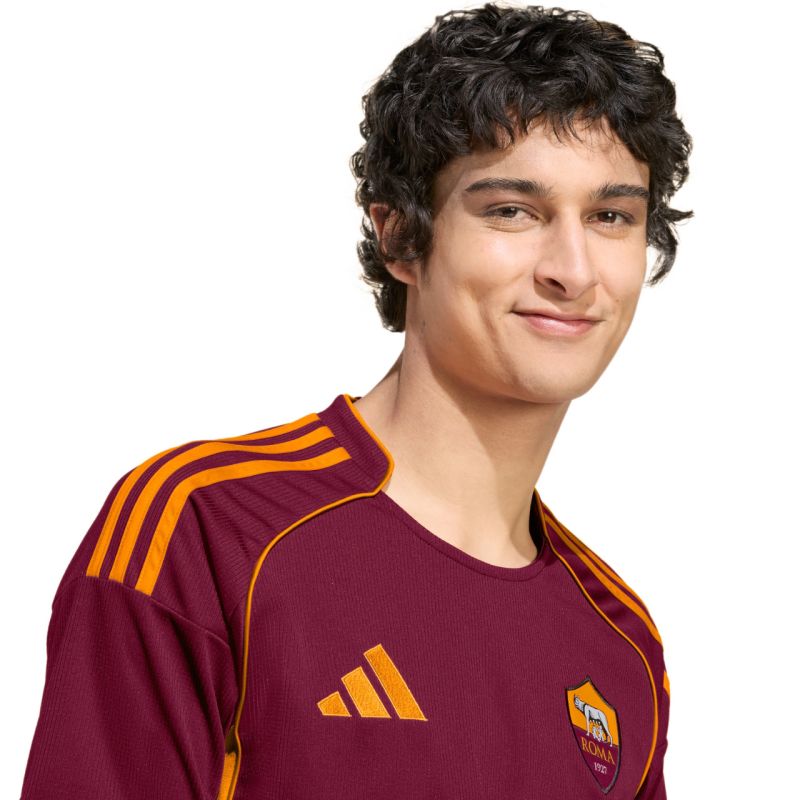 Adidas Men's AS Roma 25/26 Home Jersey bordó férfi póló