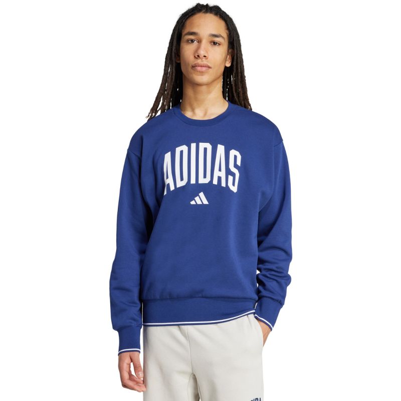 adidas Men's Collegiate Blue férfi Pulóver JM1734