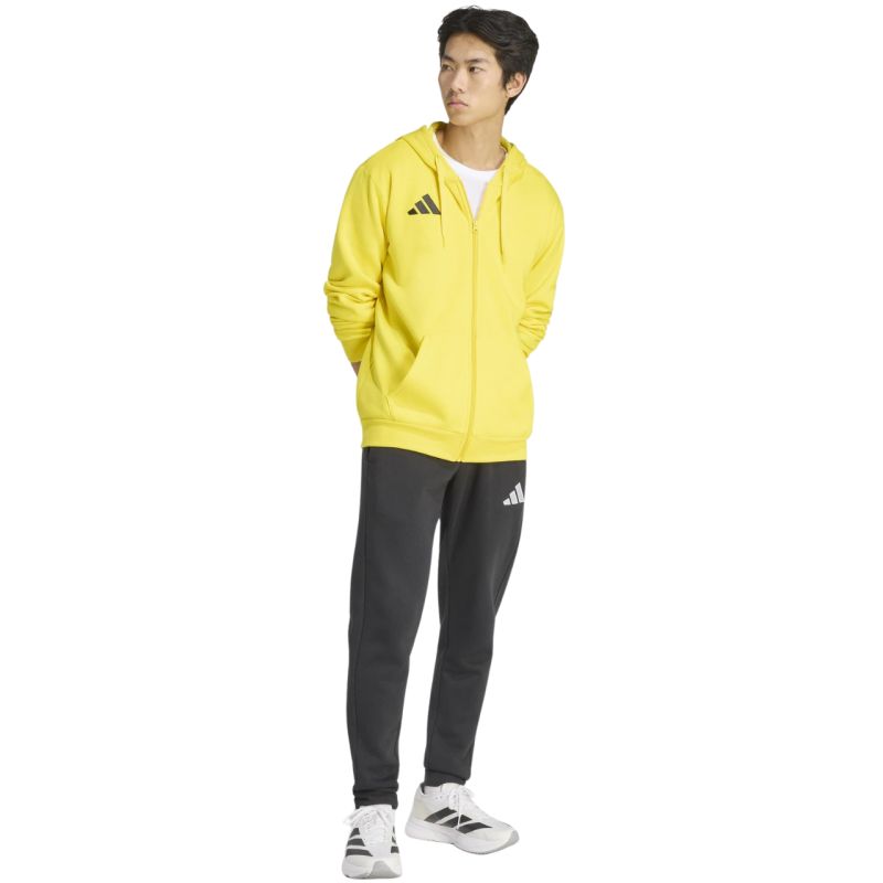 Adidas Men's Entrada 26 Full Zip Hoody sárga férfi pulóver KF8964