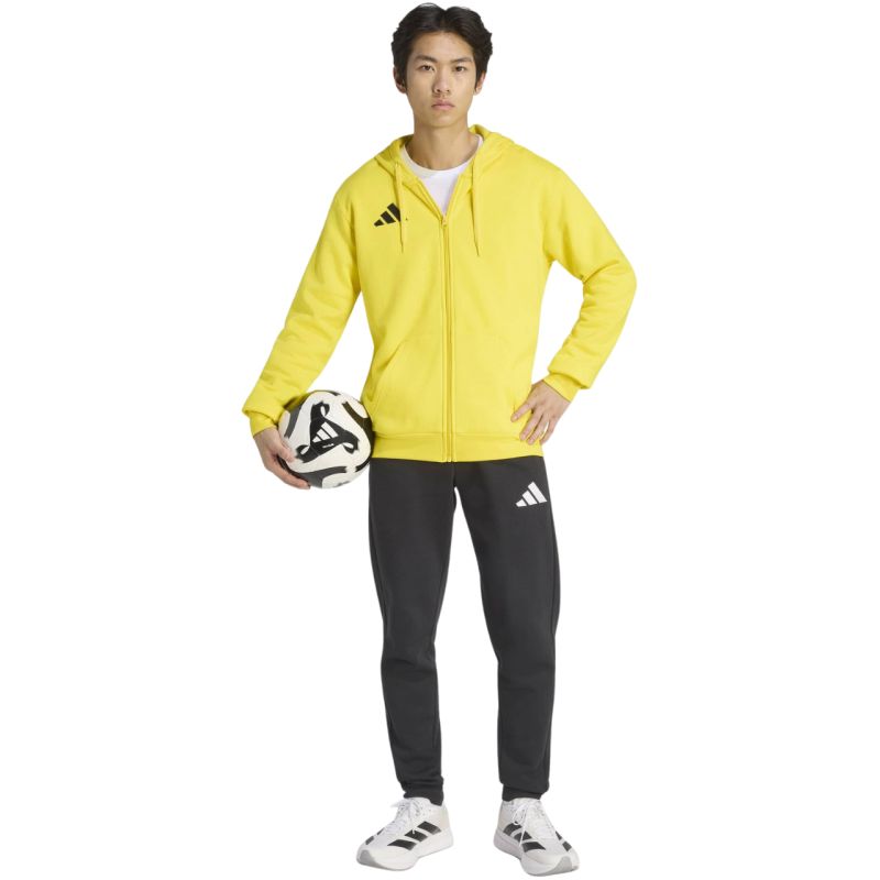 Adidas Men's Entrada 26 Full Zip Hoody sárga férfi pulóver KF8964