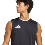 Adidas Men's Entrada 26 Sleeveless Jersey Black fekete férfi póló