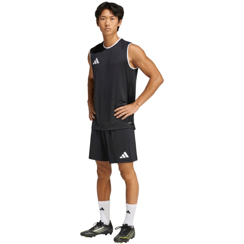 Adidas Men's Entrada 26 Sleeveless Jersey Black fekete férfi póló