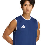 Adidas Men's Entrada 26 Sleeveless Jersey Navy Blue sötétkék férfi póló
