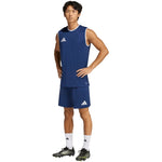 Adidas Men's Entrada 26 Sleeveless Jersey Navy Blue sötétkék férfi póló