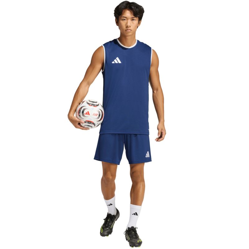 Adidas Men's Entrada 26 Sleeveless Jersey Navy Blue sötétkék férfi póló