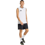 Adidas Men's Entrada 26 Sleeveless Jersey White fehér férfi póló