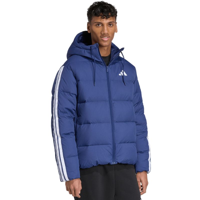 adidas Men's Ess 3S PD HD J jacket navy blue General férfi Kabát JX7799