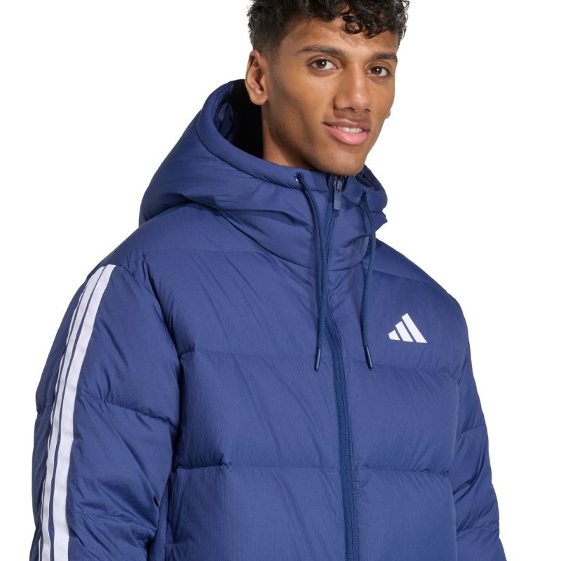 adidas Men's Ess 3S PD HD J jacket navy blue General férfi Kabát JX7799