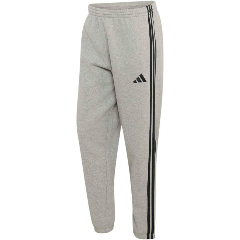Adidas Men's Essentials 3-Stripes Fleece Tapered Cuffed szürke férfi nadrág KY4127