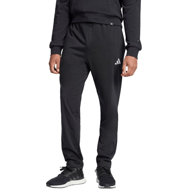 Adidas Men’s Essentials Small Logo Single Jersey Trousers, Black, 2xs férfi nadrág JF1105