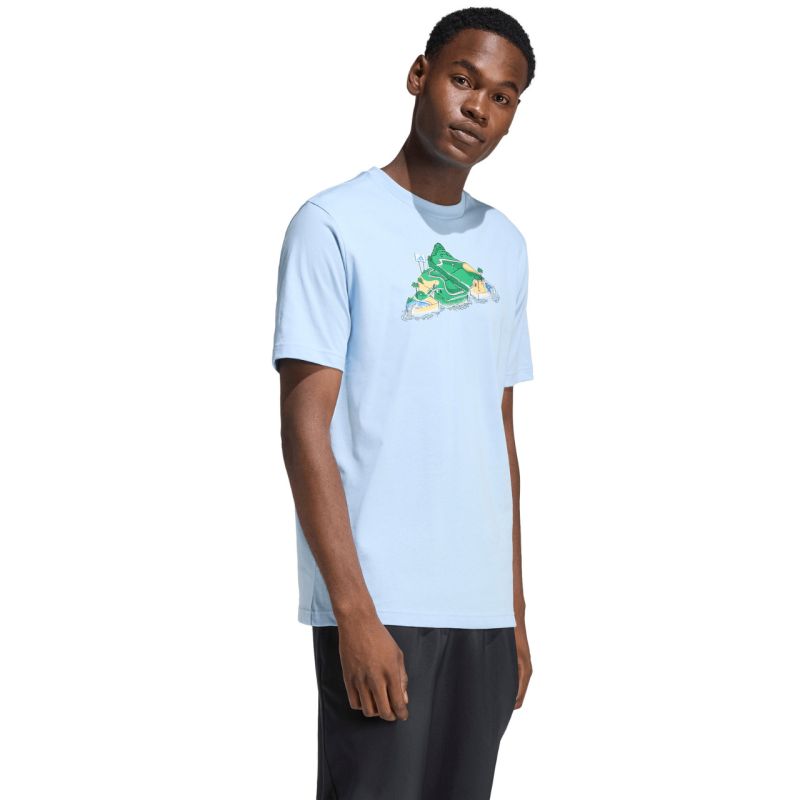 Adidas Men's Novelty Mint T-shirt light kék férfi póló