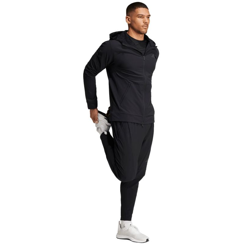 adidas Men's sweatshirt Designed for Training COLD.RDY Full-Zip Hoodie fekete férfi pulóver IN5607