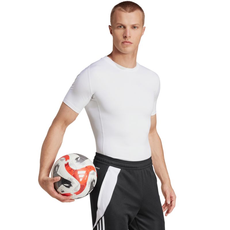 adidas Men's Techfit Short Sleeve Tee white férfi JP4675