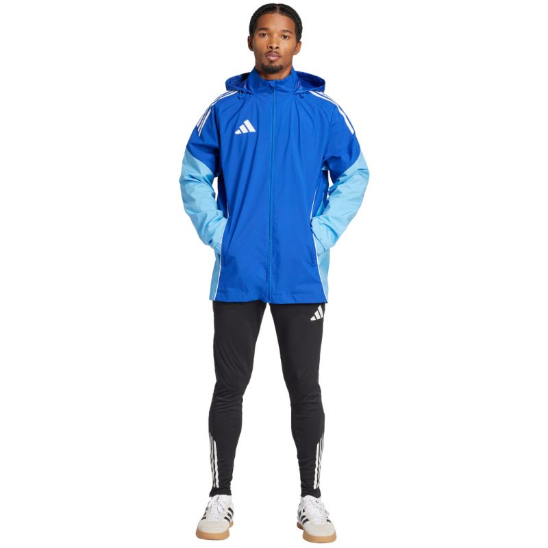adidas Men's Tiro 25 Competition All-Weather Blue Kabát férfi JI8930