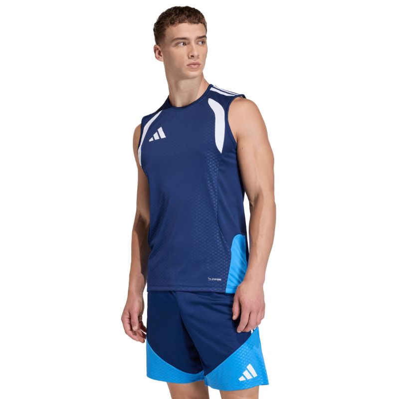 Adidas Men's Tiro 26 Competition Sleeveless Jersey navy sötétkék férfi póló JY6433