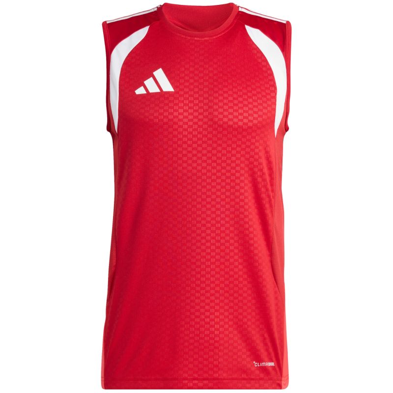 Adidas Men's Tiro 26 Competition Sleeveless Jersey red piros férfi póló KA7610