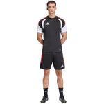 Adidas Men's Tiro 26 League Training Shorts Black and piros férfi rövidnadrág JY9716