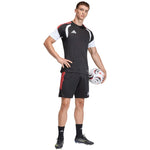 Adidas Men's Tiro 26 League Training Shorts Black and piros férfi rövidnadrág JY9716