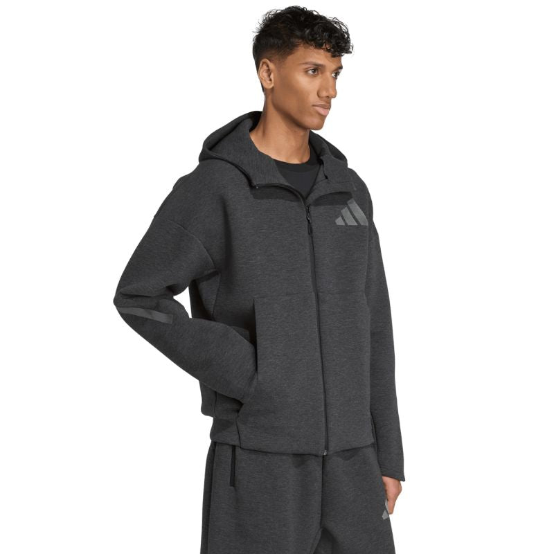 adidas Men's ZNE PR FZ black férfi Pulóver JM6055