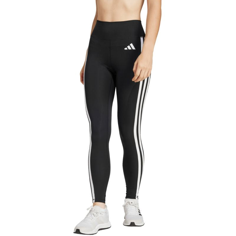 adidas Optime Essentials 3-Stripes 7/8 Women's női Leggings Black JD6545