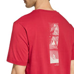 adidas Outdoor Mountain Biking Graphic Men's T-Shirt Red piros férfi póló KB2538
