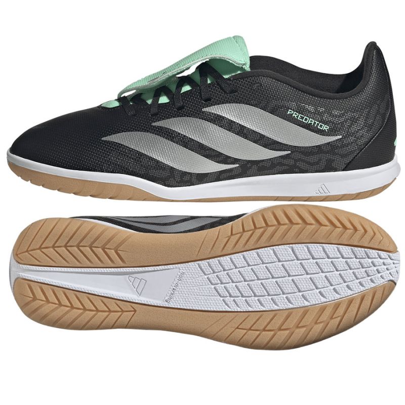 Adidas Predator Club FT Sala IN gyerek teremcipő, fekete