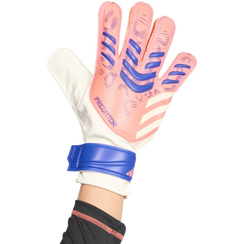 adidas Predator Glove Training Goalkeeper Gloves White and Orange Kapuskesztyű JN5355