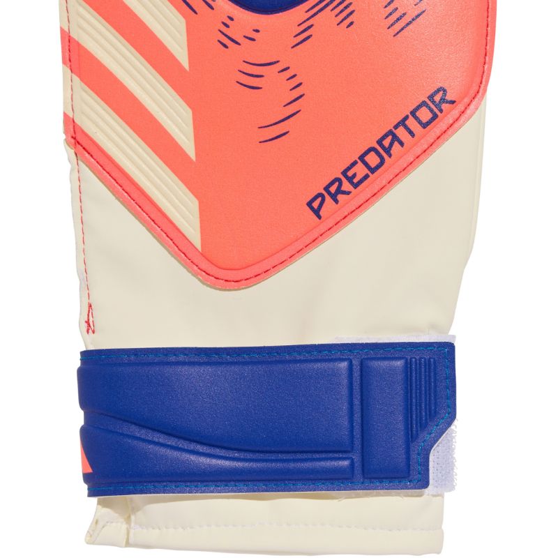 adidas Predator Glove Training Goalkeeper Gloves White and Orange Kapuskesztyű JN5355