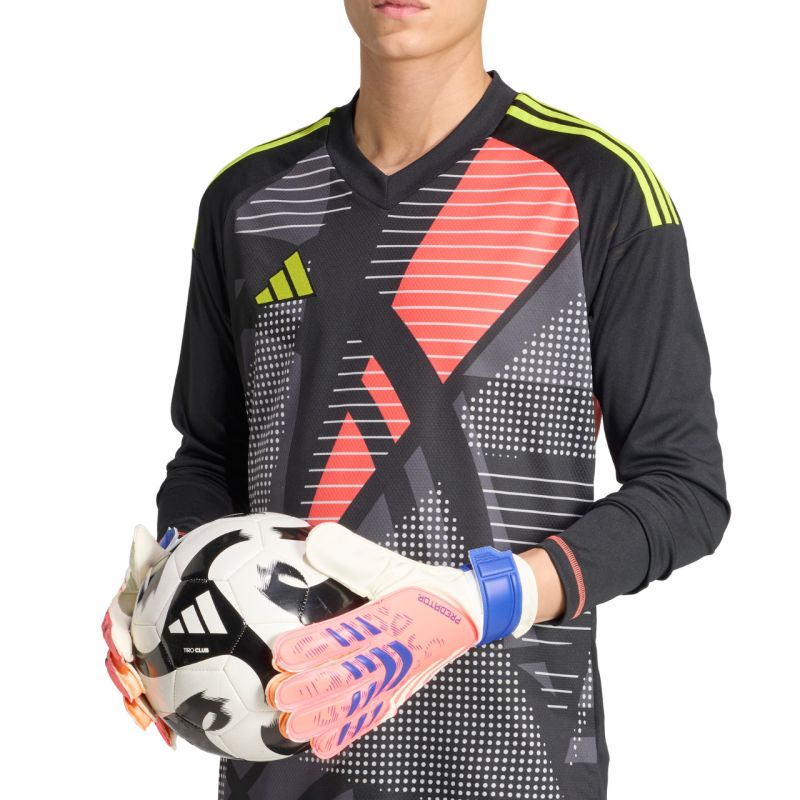 adidas Predator Glove Training Goalkeeper Gloves White and Orange Kapuskesztyű JN5355
