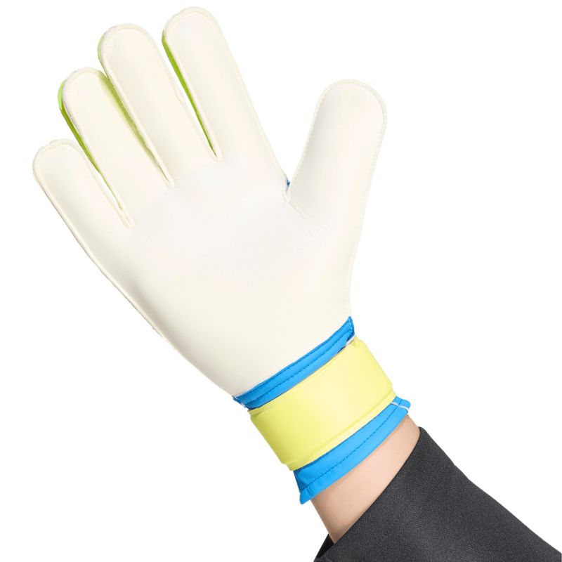 adidas Predator Training Goalkeeper Gloves White, Yellow, and Blue kék kapuskesztyű KA7786