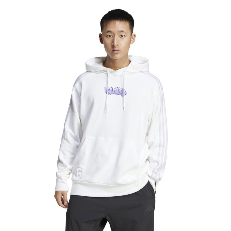 adidas Real Madrid DNA sweatshirt M JG3585 kapucnis pulóver - Sportmania.hu