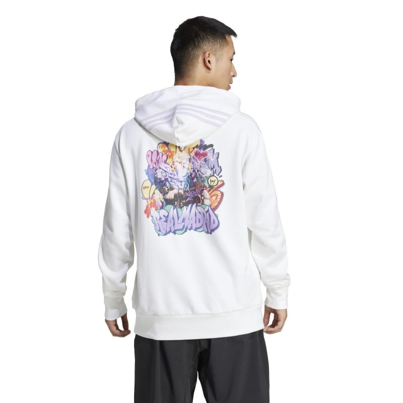 adidas Real Madrid DNA sweatshirt M JG3585 kapucnis pulóver - Sportmania.hu