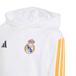 Adidas Real Madrid Kids Hoodie fehér gyerek kapucnis pulóver