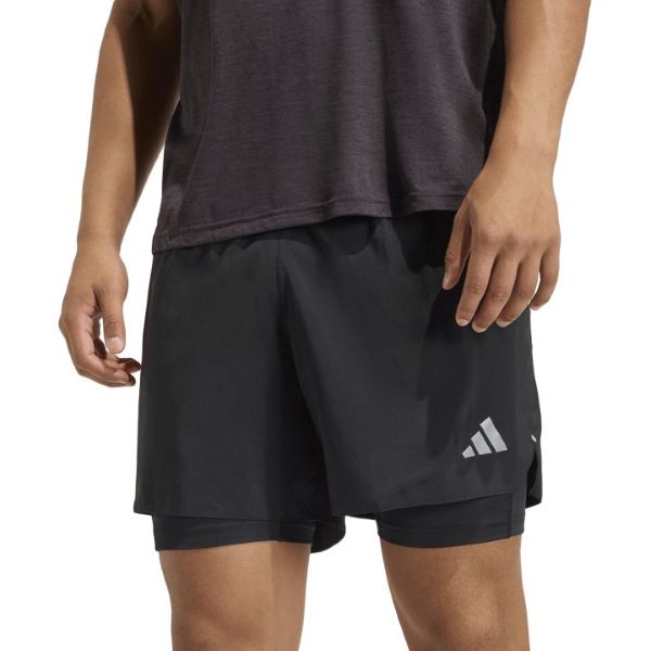Adidas Run Ess 21 fekete férfi rövidnadrág