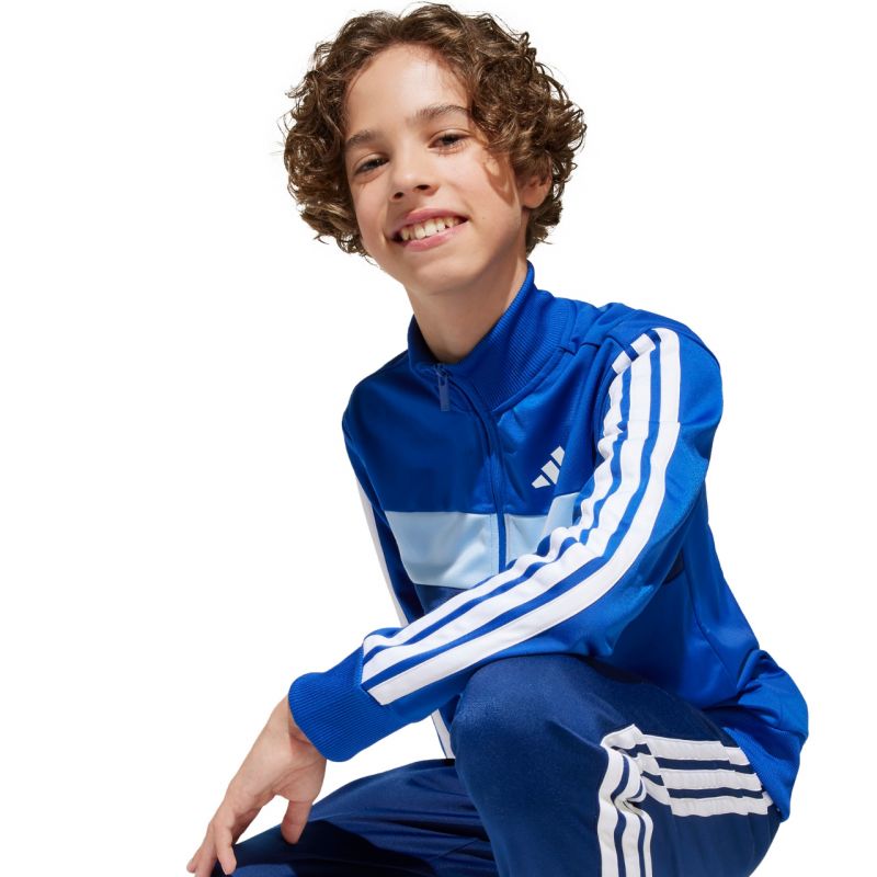 adidas Seasonal Essentials Tiberio 3-Stripes Jr JC7518 tracksuit edzőruha - Sportmania.hu
