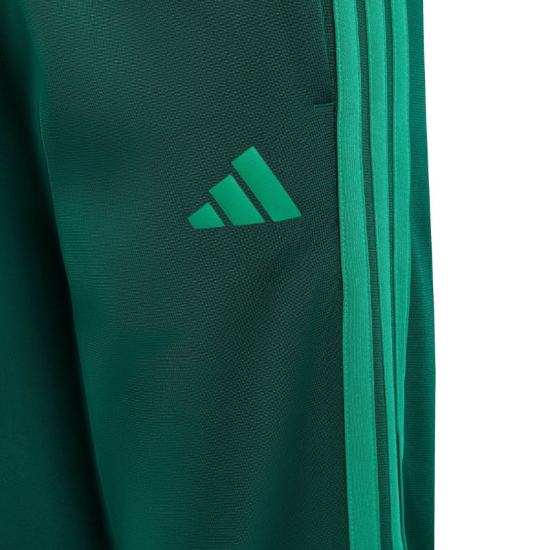 Adidas Seasonal Essentials Tiberio 3-Stripes Kids Tracksuit szett, zöld