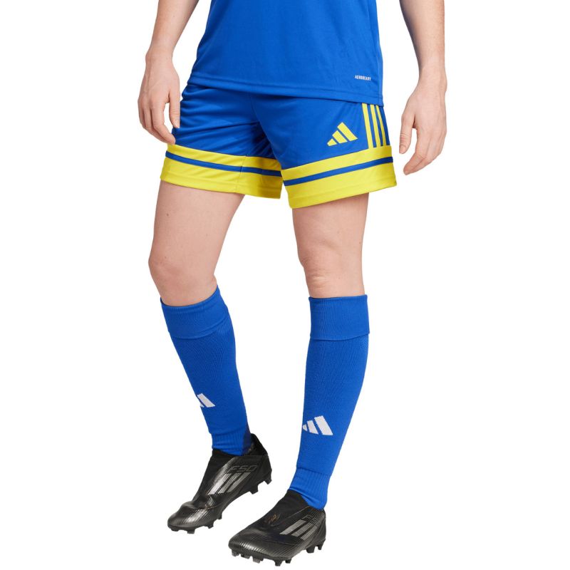 Adidas Squadra 25 blue and sárga női rövidnadrág