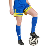 Adidas Squadra 25 blue and sárga női rövidnadrág