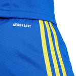 Adidas Squadra 25 blue and sárga női rövidnadrág